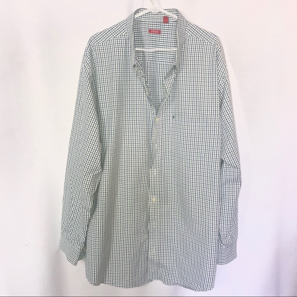 Men’s Button Down IZOD Shirt_3XLT